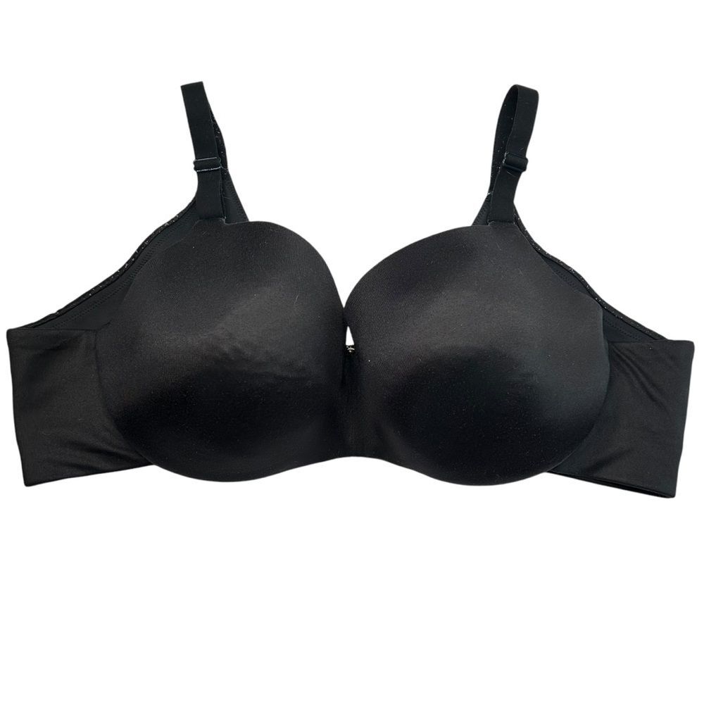 Cacique Black Seamless balconette Bra 46C